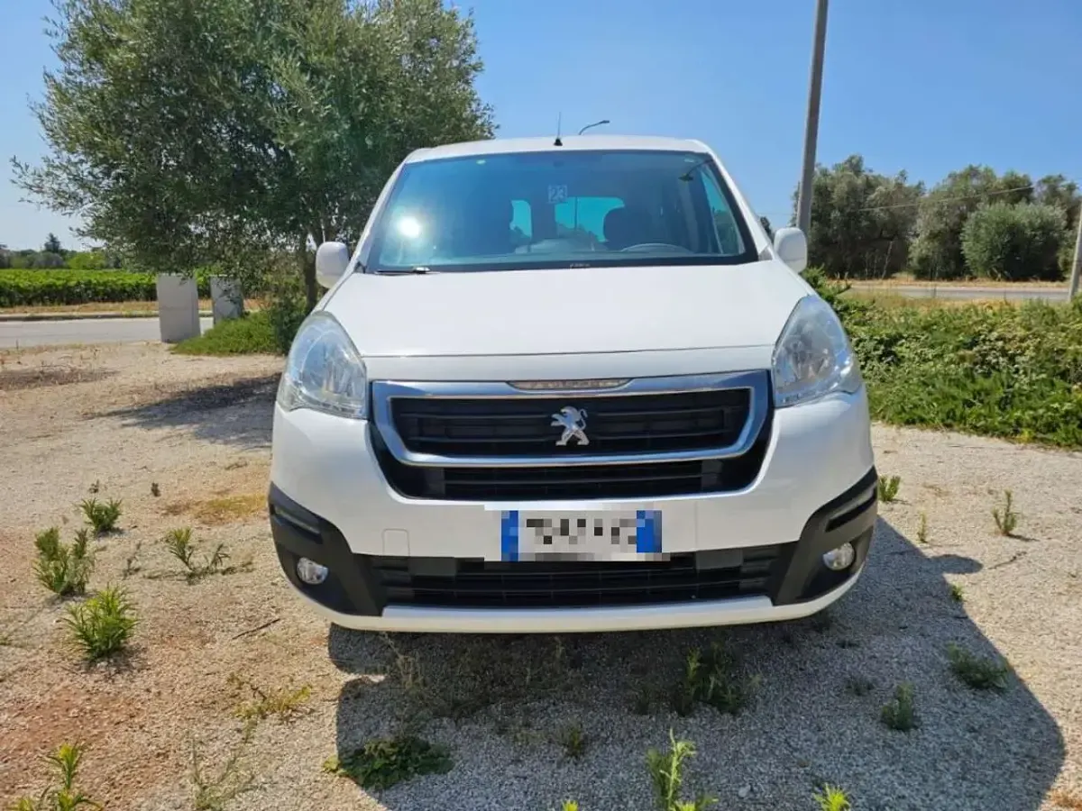 Usata Peugeot Partner Tepee Active 99 CV (72 kW) 2018 Bianco Monovolume