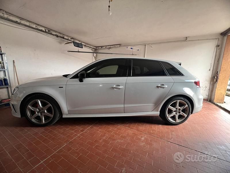 Usata Audi A3 S-Line 150 CV (110 kW) 2013 Bianco Berlina