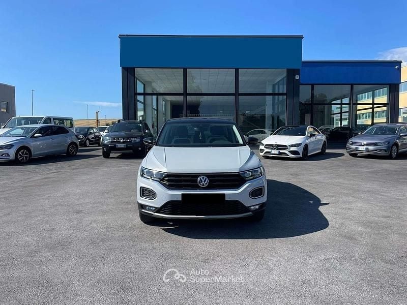 Usata VW T-Roc Advance 116 CV (85 kW) 2020 White silver/tetto nero SUV