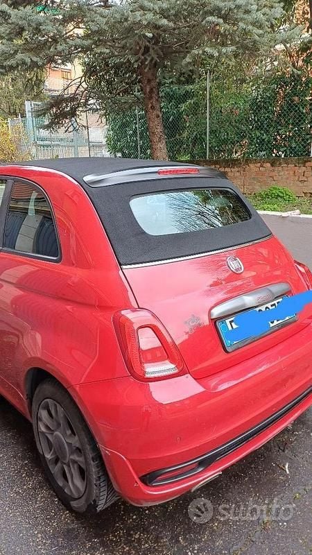 Occasion Fiat 500C S 69 ch (50 kW) 2016 Rouge Cabriolet