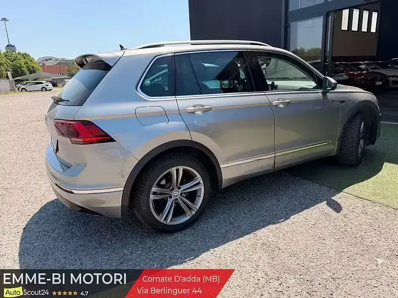 Usata VW Tiguan R-line 150 CV (110 kW) 2019 Grigio SUV