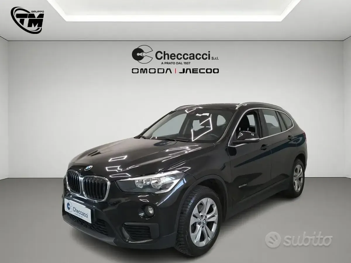 Usata BMW X1 Advantage 150 CV (110 kW) 2017 Nero SUV