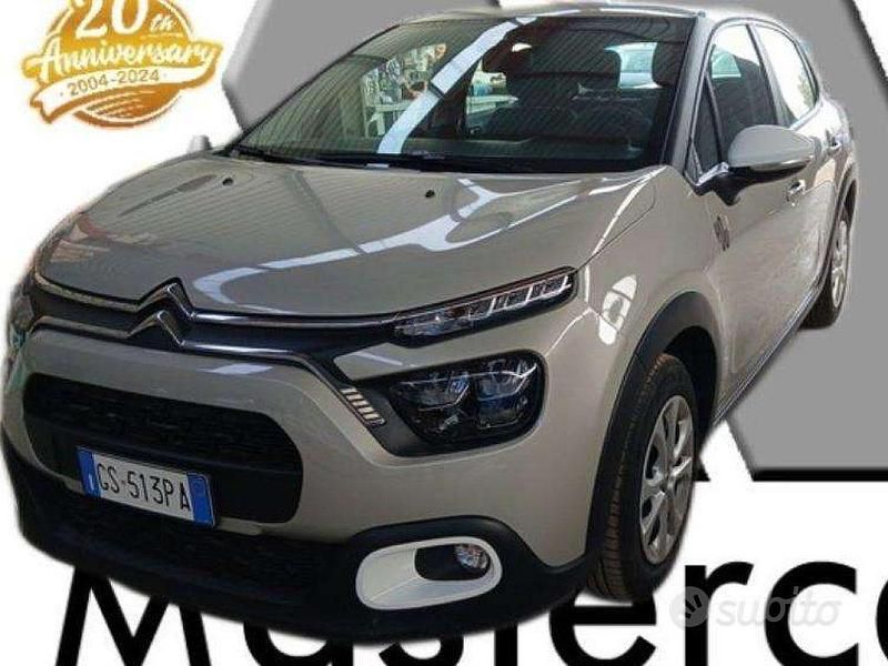 Grigio Usata 2023 Citroën C3 PureTech Tre volumi | 11.900 € (Buon prezzo) - Immagine 1/4