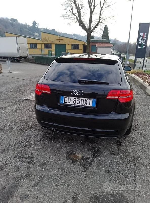 Usata Audi A3 S-Line 105 CV (77 kW) 2010 Nero Utilitaria