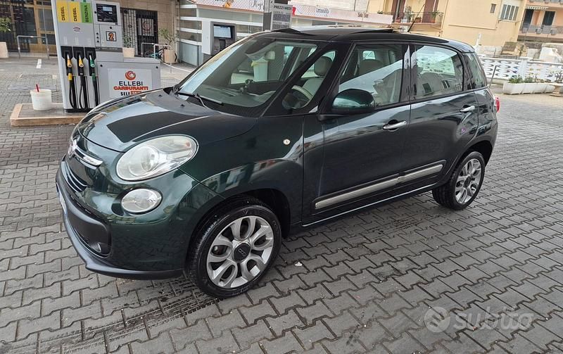 Usata Fiat 500L Lounge 80 CV (58 kW) 2014 Verde Monovolume
