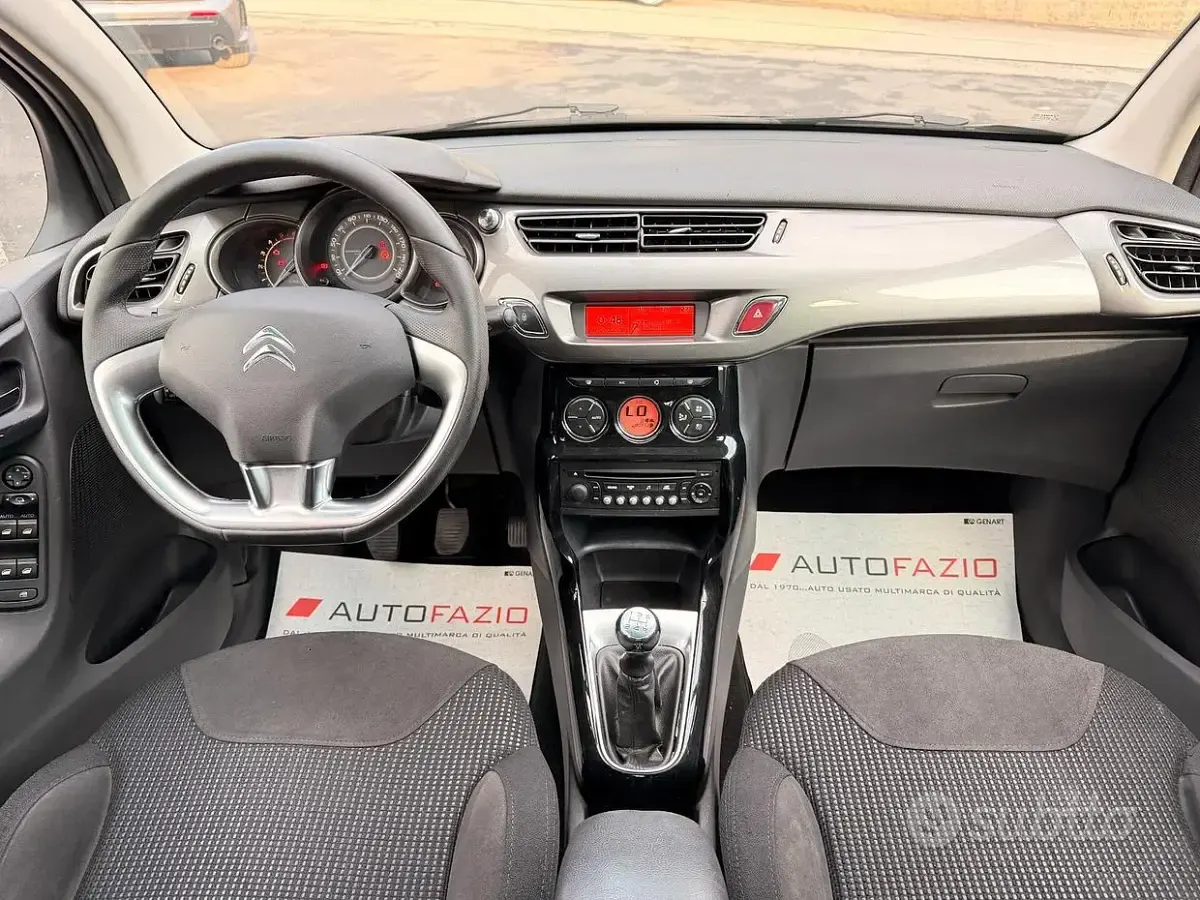 Usata Citroën C3 Exclusive 68 CV (50 kW) 2012 Nero Berlina