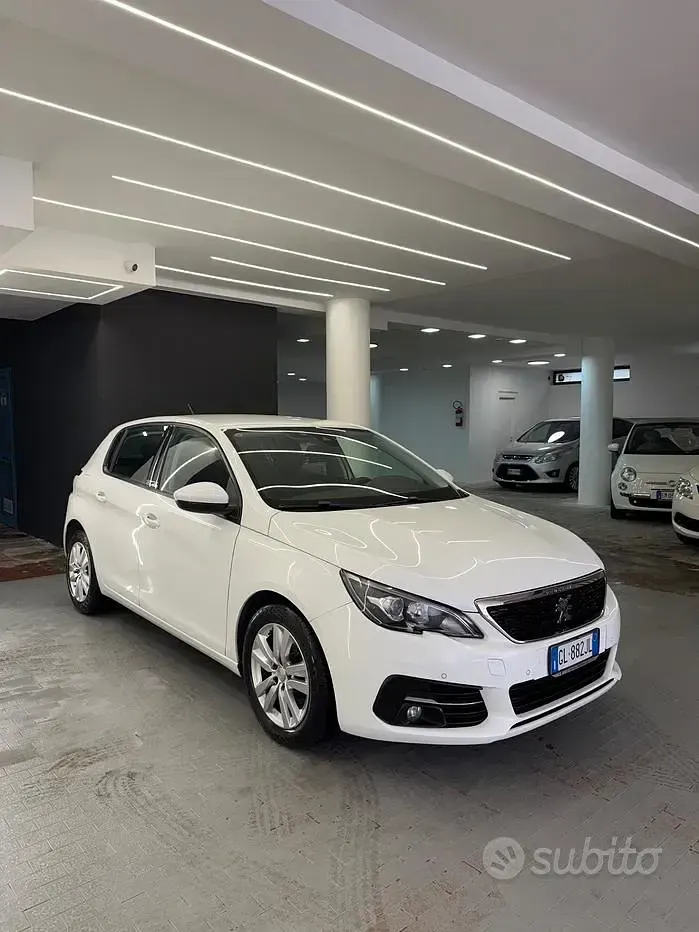 Usata Peugeot 308 Allure 131 CV (96 kW) 2018 Bianco Berlina