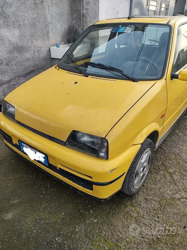 Usata Fiat Cinquecento 1995 Giallo Utilitaria