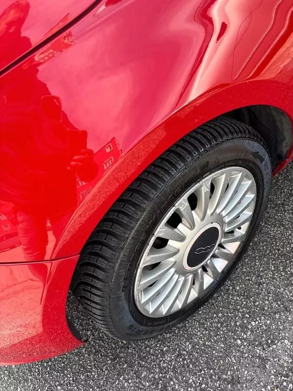 Usata Fiat 500C Lounge 95 CV (69 kW) 2011 Rosso Cabrio