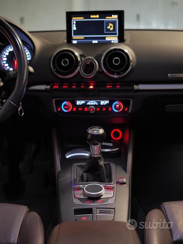 Usata Audi A3 S-Line 150 CV (110 kW) 2015 Bianco Berlina