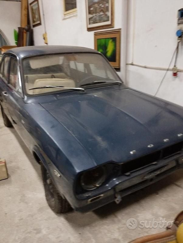 Usata Ford Escort 1970 Blu Berlina