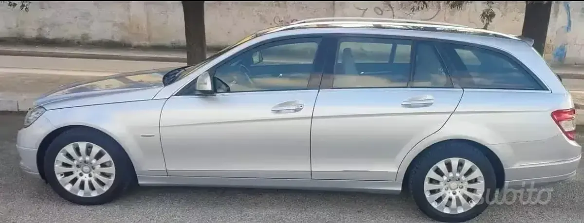 Usata Mercedes C200 Elegance 136 CV (100 kW) 2008 Grigio Station wagon