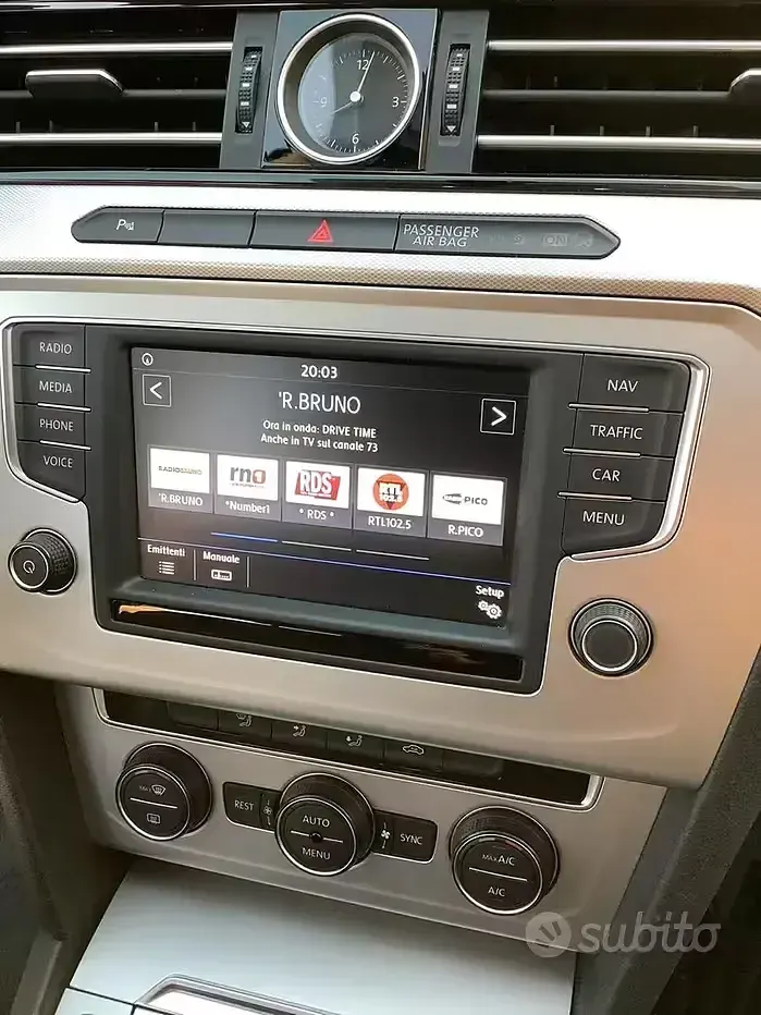 Usata VW Passat 150 CV (110 kW) 2017 Nero Station wagon