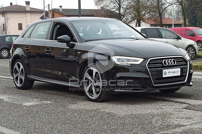 Usata Audi A3 Sportback Admired 116 CV (85 kW) 2018 Nero Utilitaria
