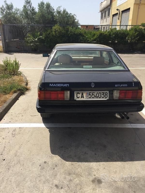 Usata Maserati Biturbo 1988 Nero Berlina
