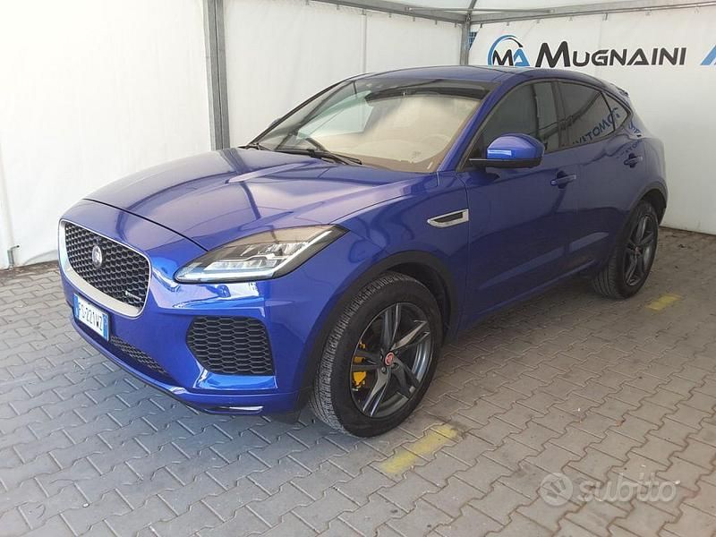 Usata Jaguar E-Pace R-Dynamic 180 CV (132 kW) 2019 Caesium blue met SUV
