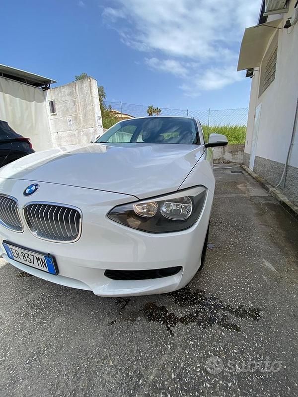 Usata BMW 116 Sport Line 115 CV (84 kW) 2013 Bianco Utilitaria