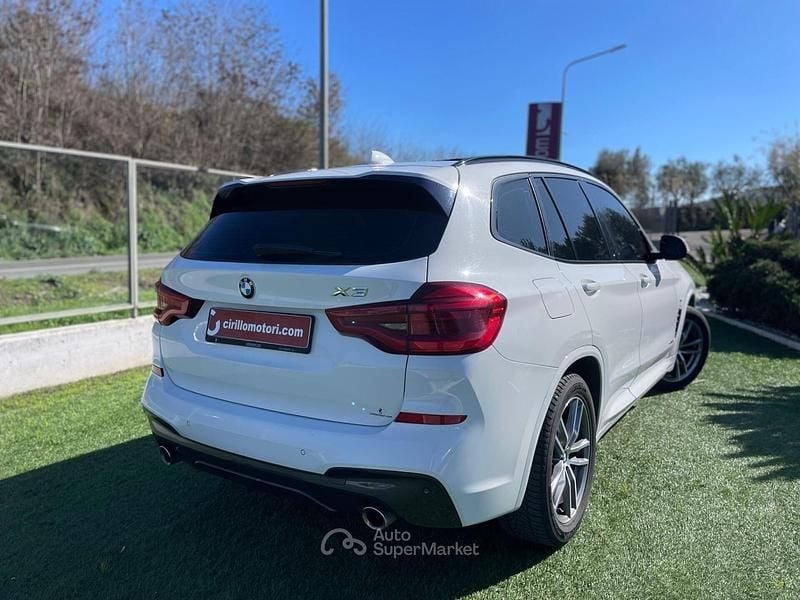 Usata BMW X3 M Sport 190 CV (139 kW) 2018 Bianco SUV