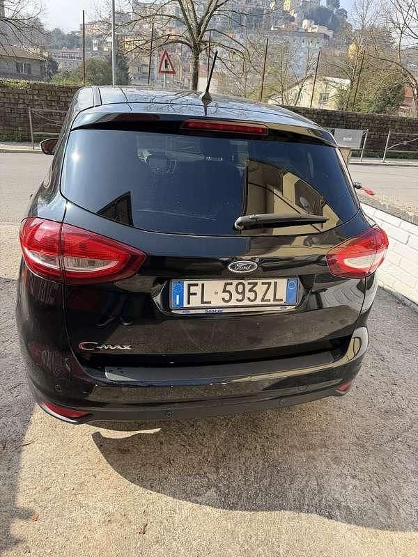 Begagnad Ford C-MAX Titanium 125 HK (91 kW) 2018 Svart Minibuss