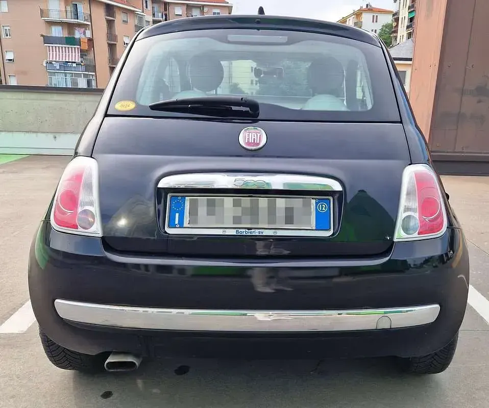 Usata Fiat 500 Lounge 86 CV (63 kW) 2012 Nero Utilitaria
