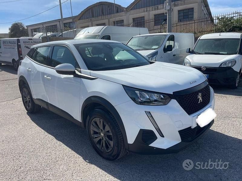 Usata Peugeot 2008 S 110 CV (80 kW) 2021 Bianco SUV