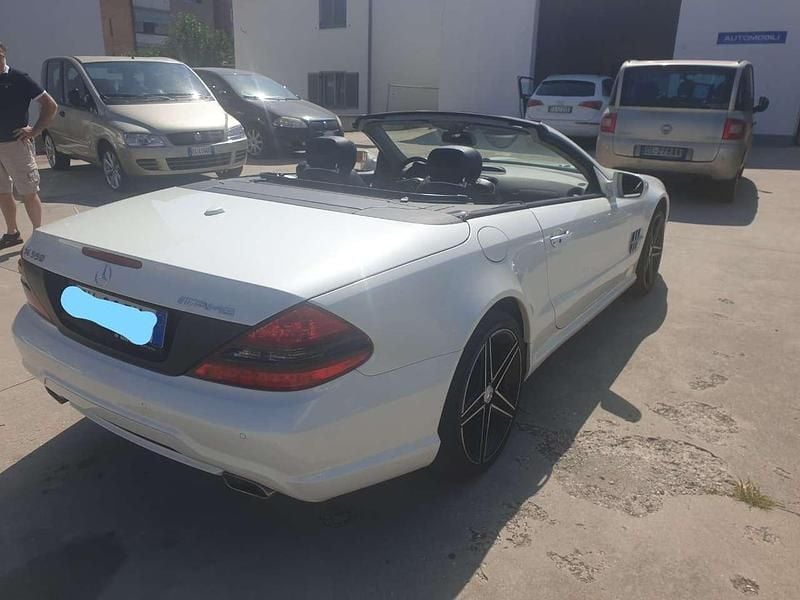 Usata Mercedes SL500 AMG 387 CV (284 kW) 2009 Bianco Cabrio