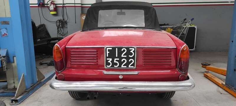 Occasion Fiat 600 14 ch (10 kW) 1963 Rouge Cabriolet