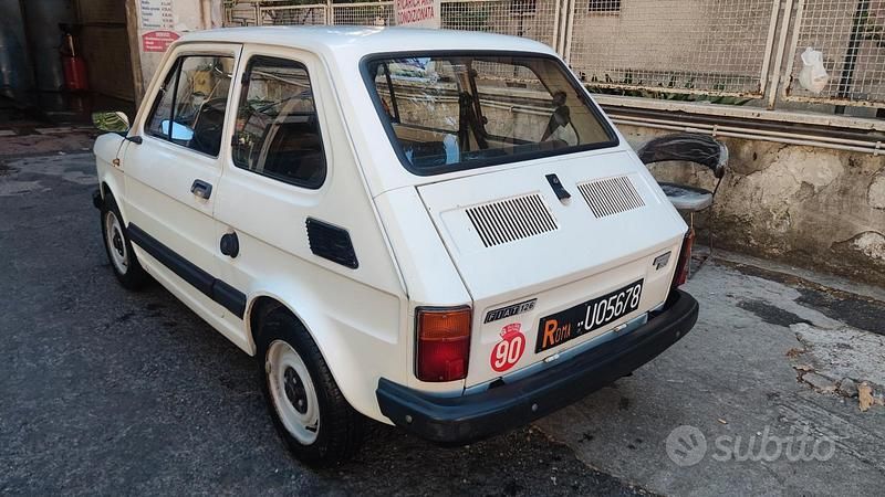 Usata Fiat 126 1970 Bianco Utilitaria