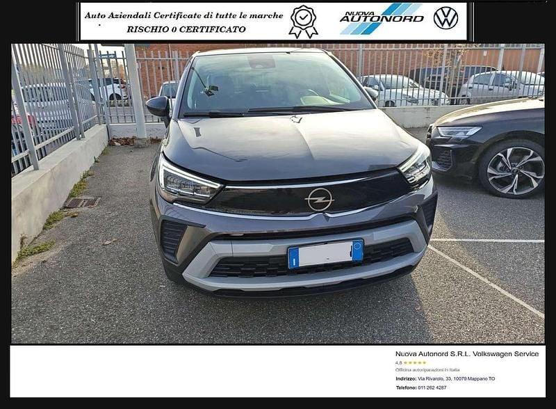 Usata Opel Crossland X Elegance 110 CV (80 kW) 2022 Argento metallizzato SUV