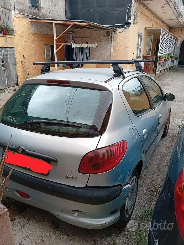 Usata Peugeot 206 75 CV (55 kW) 2004 Grigio Berlina