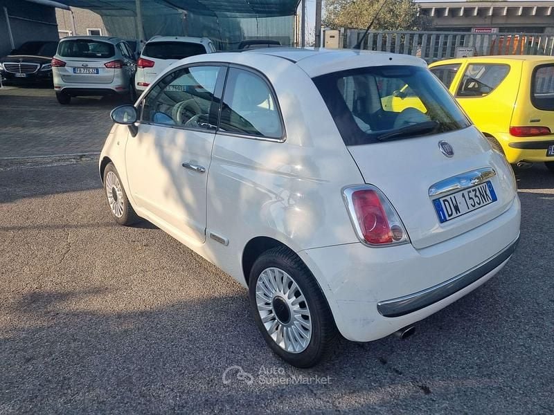 Usata Fiat 500 Lounge 69 CV (50 kW) 2009 Bianco Cabrio