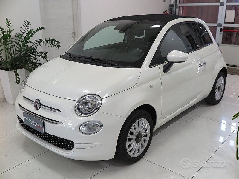 Usata Fiat 500C Lounge 69 CV (50 kW) 2020 Bianco Cabrio