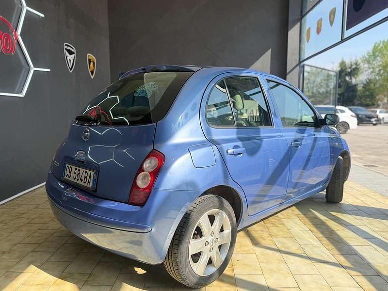 Usata Nissan Micra Acenta 88 CV (64 kW) 2003 Blu/azzurro Utilitaria