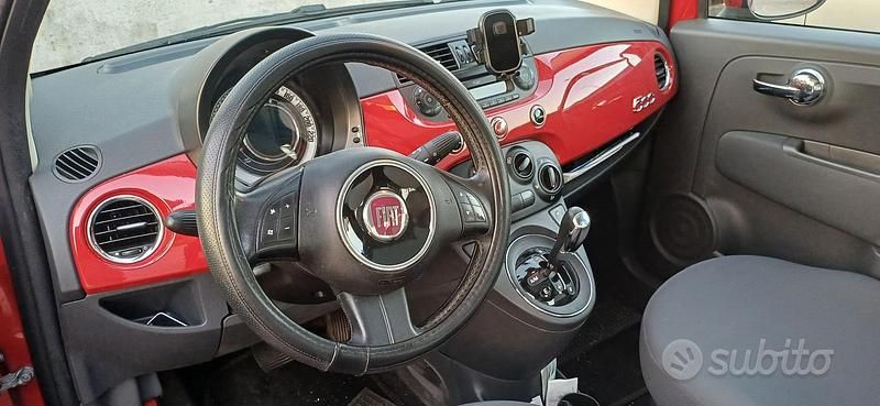 Usata Fiat 500 2010 Rosso Utilitaria