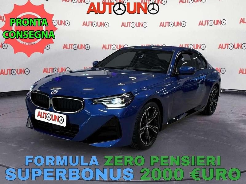 Usata BMW 220 M Sport 184 CV (135 kW) 2022 Blu/azzurro Coupé