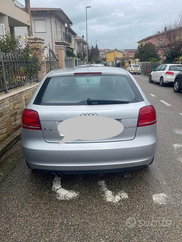 Usata Audi A3 Attraction 140 CV (102 kW) 2009 Grigio Utilitaria