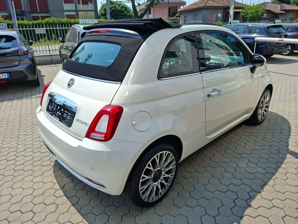 Usata Fiat 500C Dolcevita 69 CV (50 kW) 2020 Bianco Cabrio