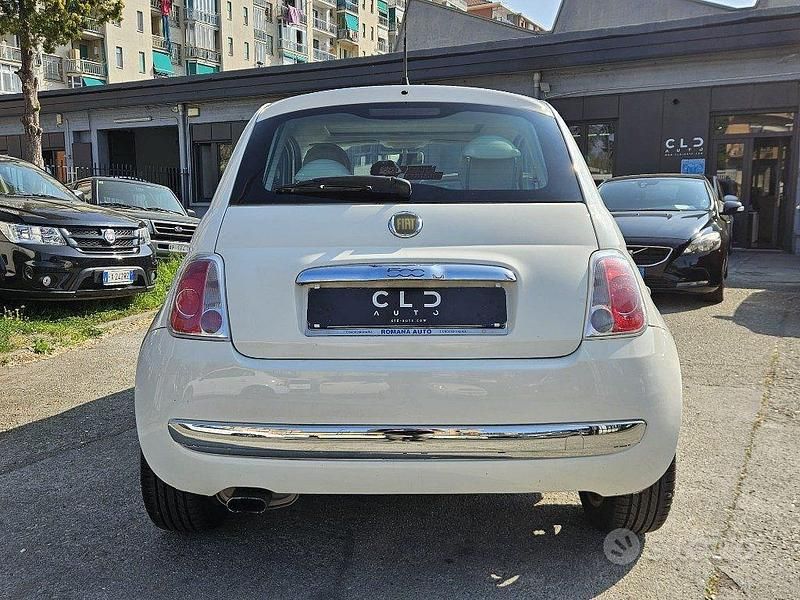 Usata Fiat 500 Lounge 69 CV (50 kW) 2009 Bianco Cabrio