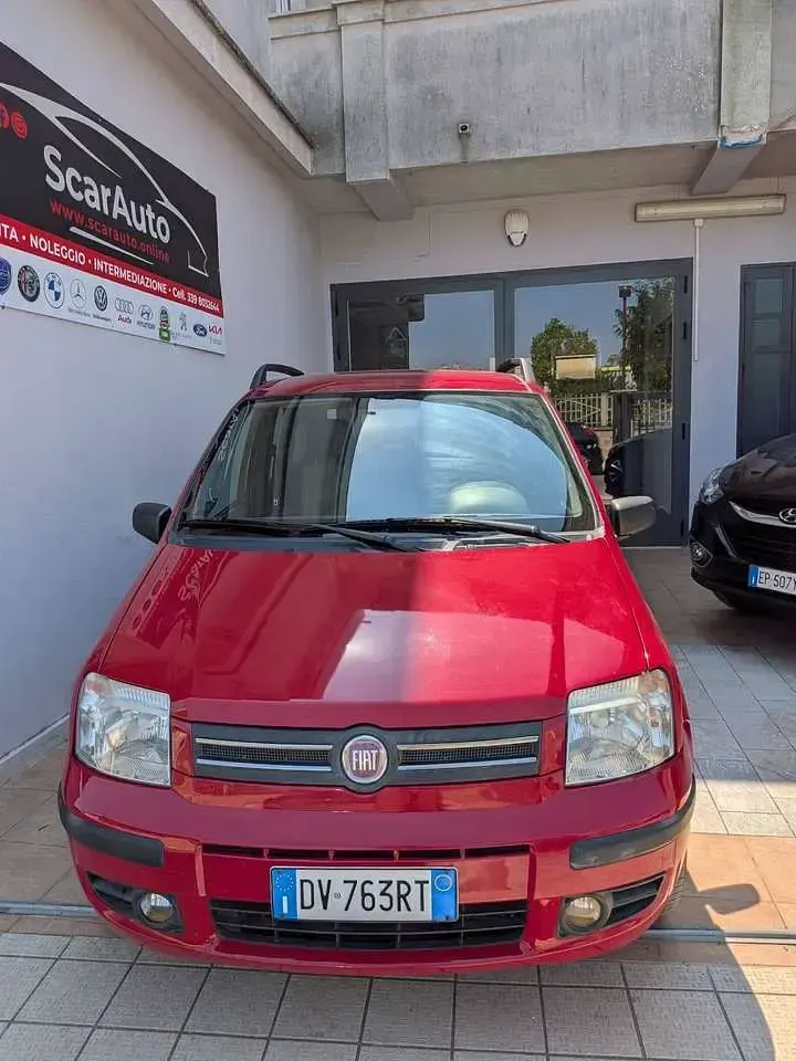 Usata Fiat Panda Dynamic 60 CV (44 kW) 2009 Rosso Utilitaria