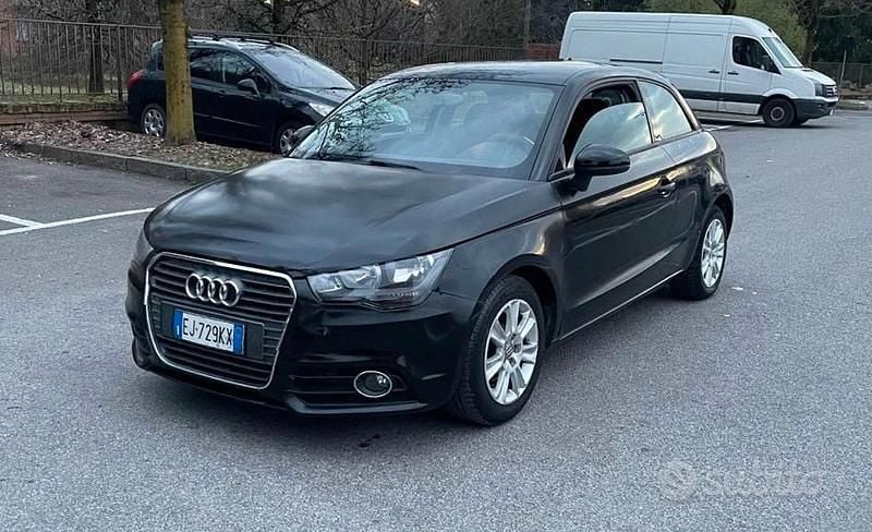Usata Audi A1 86 CV (63 kW) 2010 Nero Utilitaria