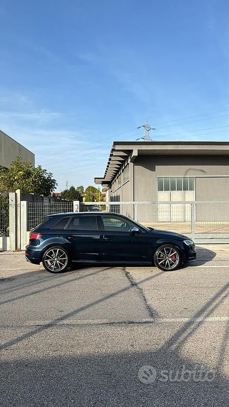Usata Audi S3 Ambiente 310 CV (228 kW) 2018 Blu Berlina