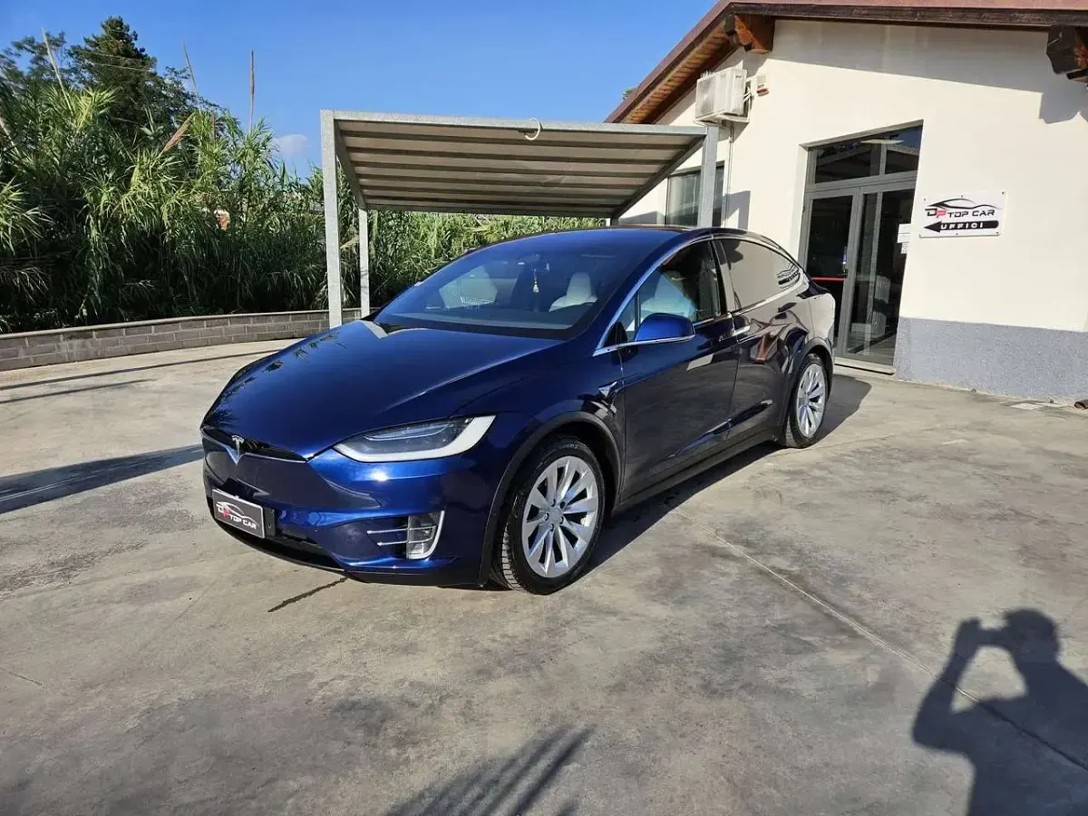 Usata Tesla Model X 158 kW (215 CV) 2018 Blu/azzurro SUV