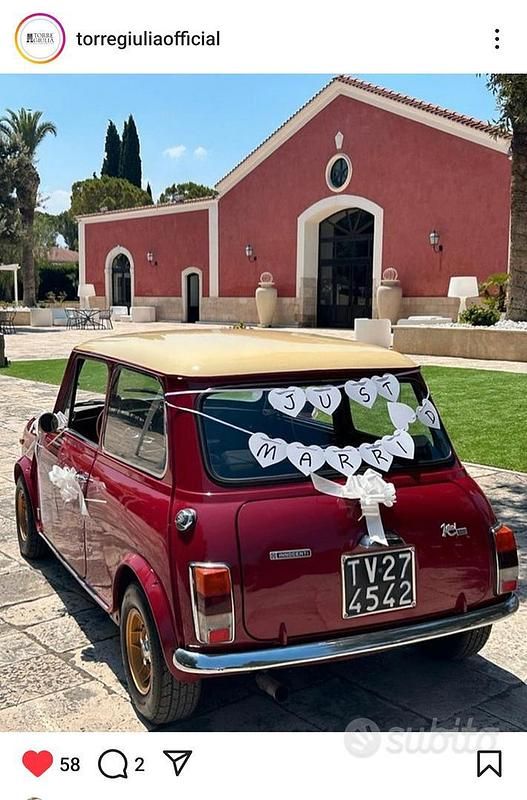 Usata Mini 1000 1970 Rosso Utilitaria