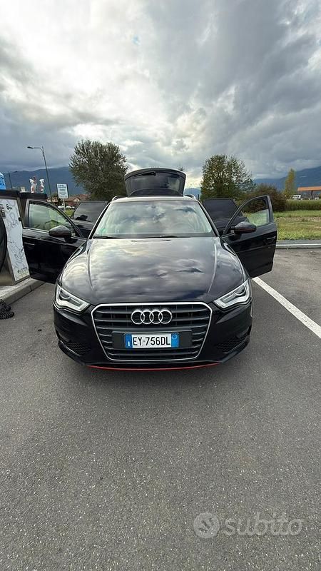 Usata Audi A3 110 CV (80 kW) 2014 Nero Berlina