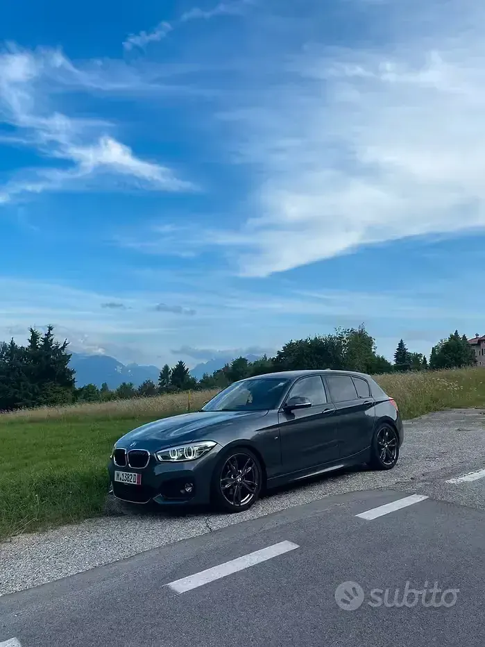 Usata BMW 120 M Sport 184 CV (135 kW) 2017 Grigio Berlina