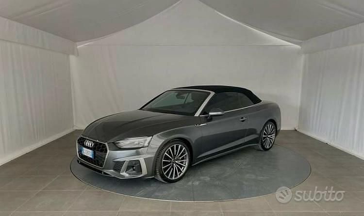 Usata Audi A5 Cabriolet S-Line 2022 Grigio Cabrio