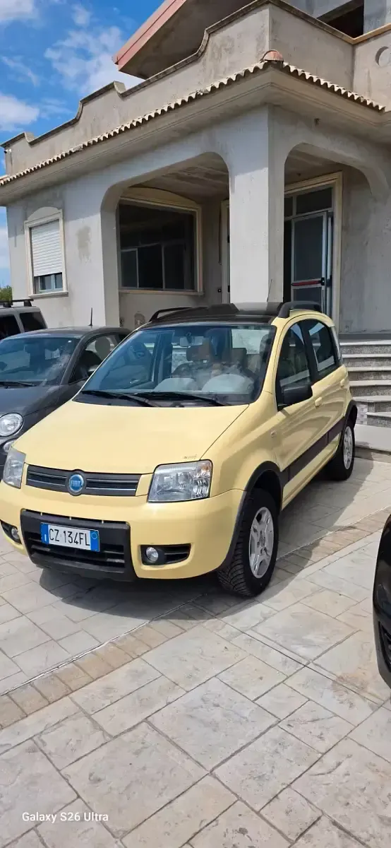 Usado Fiat Panda 4x4 Climbing 69 CV (50 kW) 2006 Amarillo Utilitario