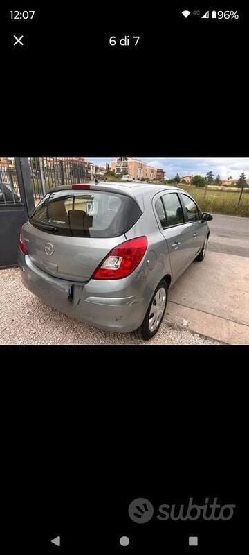 Usata Opel Corsa 45 CV (33 kW) 2012 Grigio Utilitaria