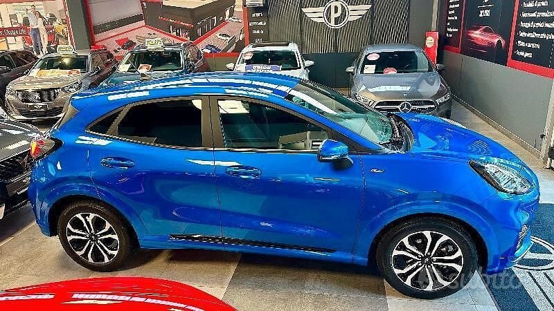 Begagnad Ford Puma ST-Line 125 HK (91 kW) 2023 Blå SUV