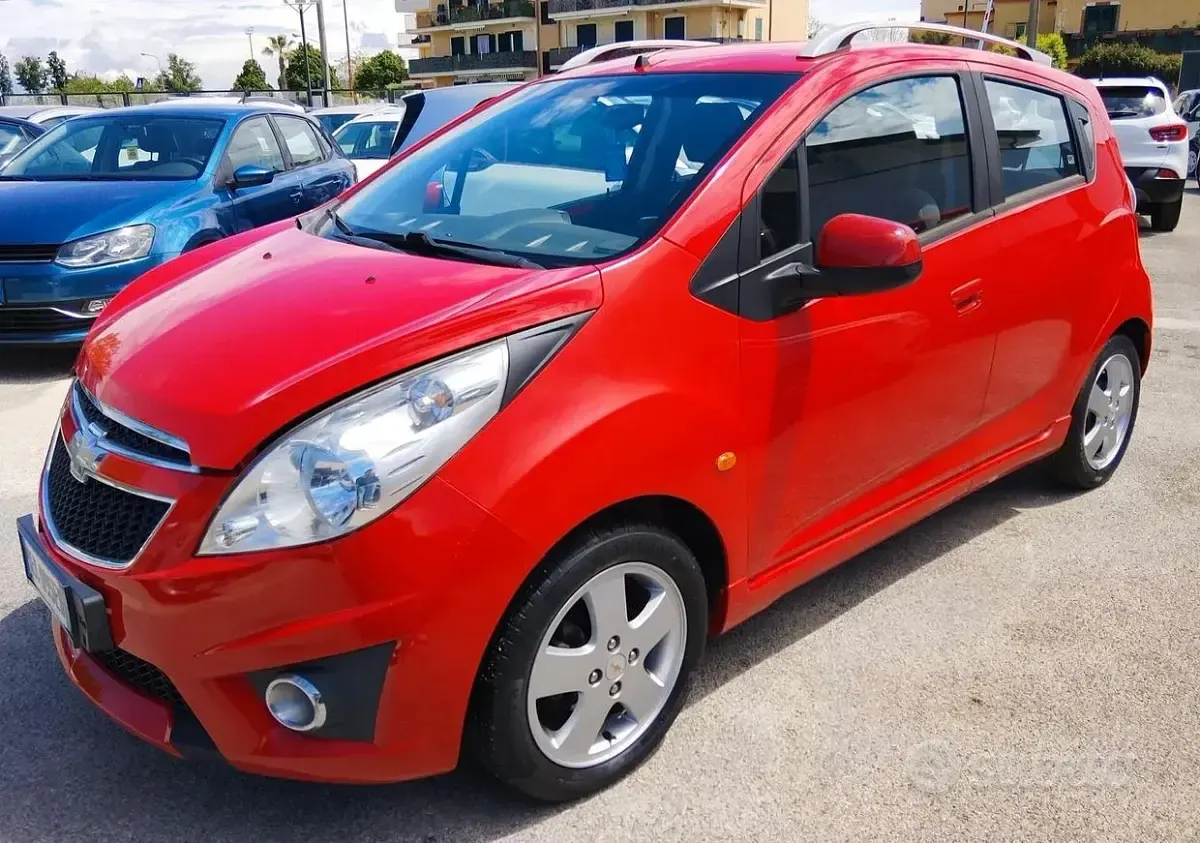 Usata Chevrolet Spark 79 CV (58 kW) 2010 Rosso Utilitaria